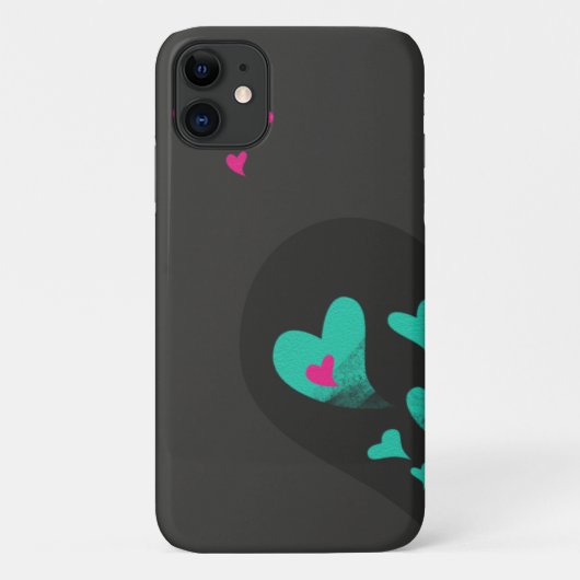 2つのハーフで1つのハートマッチング・カップルを作成 Case-Mate iPhoneケース (裏面)
