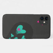 2つのハーフで1つのハートマッチング・カップルを作成 Case-Mate iPhoneケース (裏面(横))