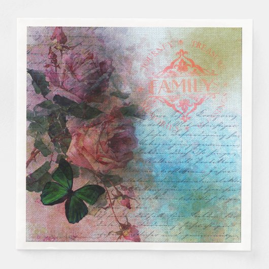 2つのバラフローラファミリーエフェメラデクページ (正面)