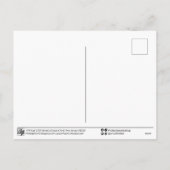 2つのバルーンハートハッピーバレンタインデーカード シーズンポストカード (裏面)