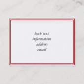 2つのバルーンハート(雲あり) 名刺 (裏面)