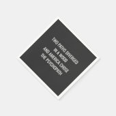 2つのパスが分岐 スタンダードカクテルナプキン (角)