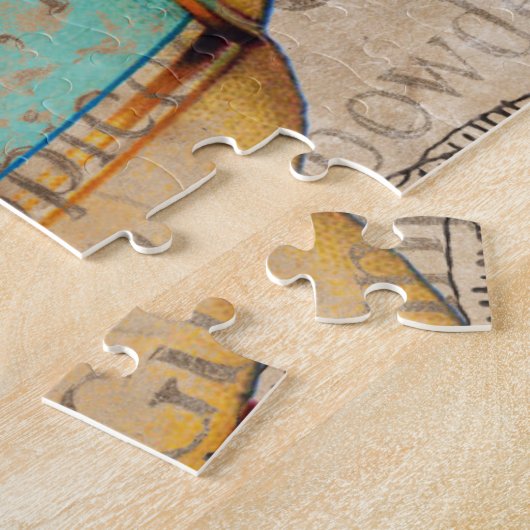 2つのパズル ジグソーパズル (側面)