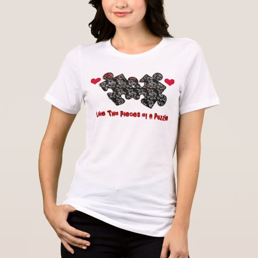 2つのパズル トライブレンドＴシャツ (正面)