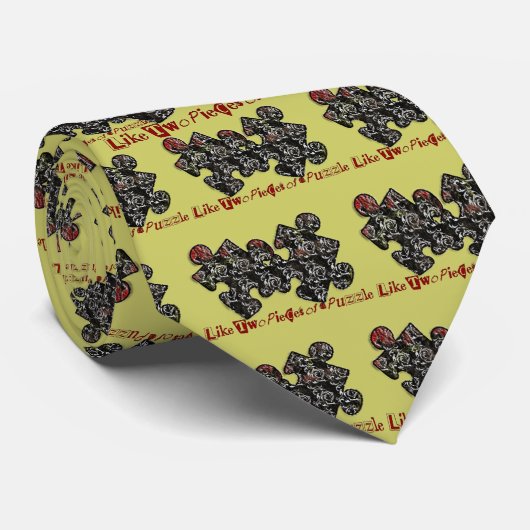 2つのパズル ネクタイ (ロール)