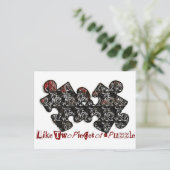 2つのパズル ポストカード (スタンド正面)