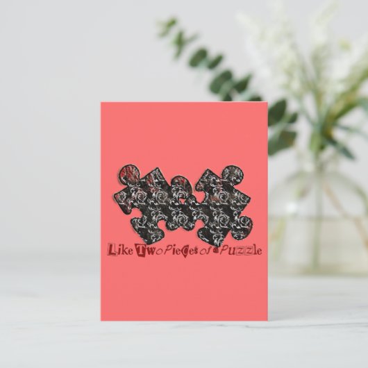 2つのパズル ポストカード (スタンド正面)