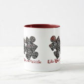 2つのパズル マグカップ (中央)