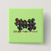 2つのパズル 缶バッジ (正面)