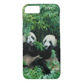 2つのパンド食べスの竹を一緒に、臥龍 Case-Mate iPhoneケース (裏面)