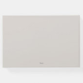 2つのパーソナライズされた花嫁ネコをテーマにしたゲイの結婚テーマ ゲストブック (裏面)