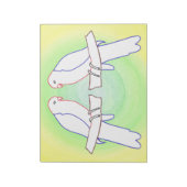 2つのパーツのアウトライン着色シートのノートパッド ノートパッド (回転)