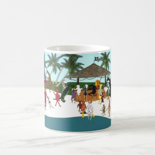 2つのパーツのラム コーヒーマグカップ (中央)