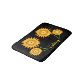 2つのヒマワリの植物サンダー_コーブ バスマット (アングル)