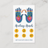 2つのヒーリングハンドレインボーウォーターカラー5 ロイヤリティカード (正面)