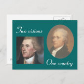 2つのビジョンのはがき ポストカード (正面/裏面)