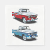 2つのピックアップ スタンダードランチョンナプキン (正面)