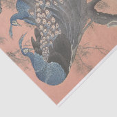 2つのピーコックオンツリーブランチ大原小村 薄葉紙 (詳細)