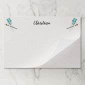 2つのファンシードレスアップ幽霊トップハットスカルカネス ペーパーパッド (折り畳み)