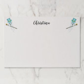 2つのファンシードレスアップ幽霊トップハットスカルカネス ペーパーパッド (正面)