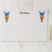 2つのファンタジーカラフルフールズビッグラウンドブルーアイズ ペーパーパッド (インサイチュ)