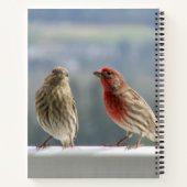 2つのフィンチは飛ぶ。 ノートブック (裏面)