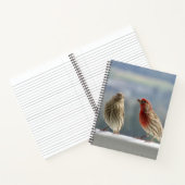 2つのフィンチは飛ぶ。 ノートブック (内部)