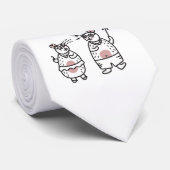 2つのフェスティバルキャピバ祝ラス休暇 ネクタイ (ロール)