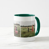 2つのフォトコラージュ |ファミリー名モノグラムモンタナ マグカップ (正面右)