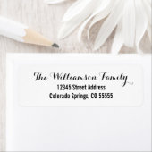 2つのフォント-差出人住所ラベル ラベル (インサイチュ)