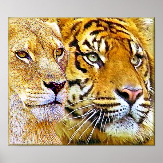 2つのフォーカスのある_ポスター ポスター (正面)