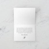 2つのフローラ誕生日サンキューカード サンキューカード (内部)