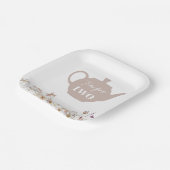 2つのフローラ ペーパープレート (傾斜あり)