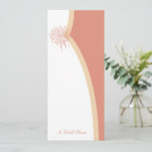 2つのブライドブライダルシャワー招待状 招待状 (スタンド正面)