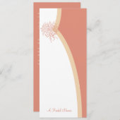 2つのブライドブライダルシャワー招待状 招待状 (正面/裏面)