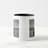 2つのブランドの馬のカウボーイ マグカップ (中央)