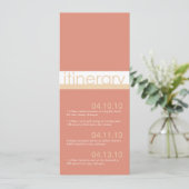 2つのブリデスの旅程アナウンス 招待状 (スタンド正面)