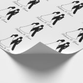 2つのブリデス結婚ズ ラッピングペーパー (角)