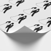 2つのブリデス結婚ズ ラッピングペーパー (角)