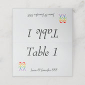 2つのブリデレインボーラブ プレイスカード (外部開封)