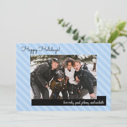 2つのブレストライプーの休日5枚の写真カード (スタンド正面)