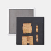 2つのブレスレットと1対のイヤリング マグネット (正面/裏面)
