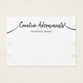 2つのブレスレット表示の署名スクリプトホワイト (正面)