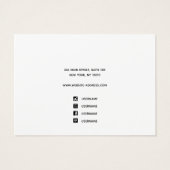 2つのブレスレット表示の署名スクリプトホワイト (裏面)