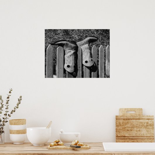 2つのブーツ ポスター (キッチン)