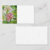 2つのプルメリア 名刺 (正面/裏面)