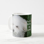 2つのプードル コーヒーマグカップ (正面左)