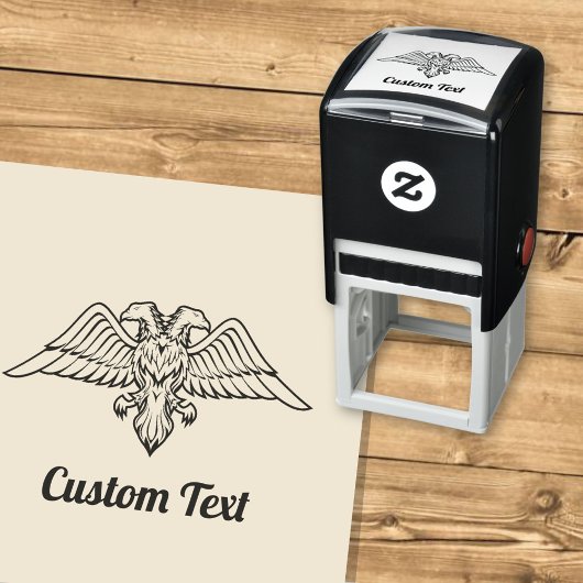 2つのヘッドの自己インク入力スタンプを持つグレーイーグル セルフインキングスタンプ