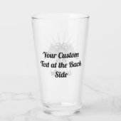 2つのヘッドグラスを持つグレーの鷲 タンブラーグラス (裏面)