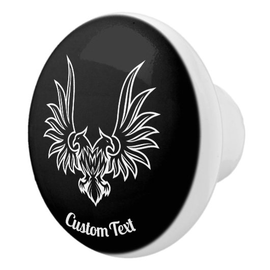 2つのヘッドセラミックノブを持つ鷲 セラミックノブ (右)